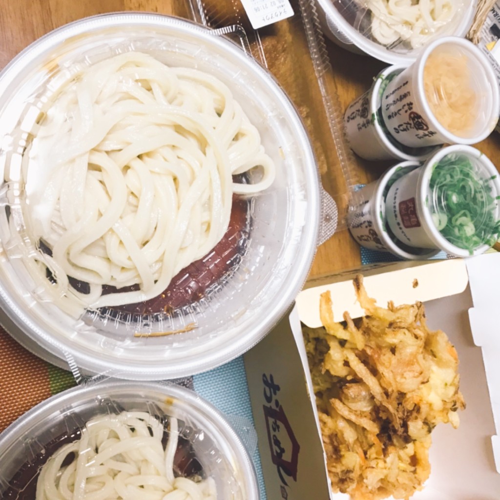 ユーザーが投稿した打ち立てセットの写真 - 実際訪問したユーザーが直接撮影して投稿した東石川うどん丸亀製麺 ひたちなか店の写真