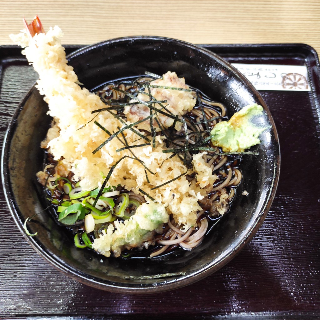 ユーザーが投稿した天ぷら冷し蕎麦の写真 - 実際訪問したユーザーが直接撮影して投稿した北鶉うどんよしのの写真