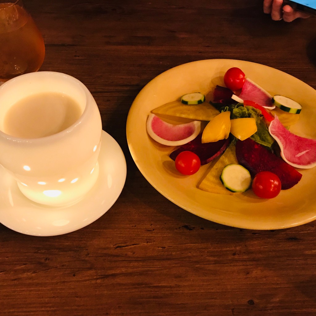 ユーザーが投稿したフェタチーズバーニャカウダサラダの写真 - 実際訪問したユーザーが直接撮影して投稿した中央西洋料理CheeseCheeseWorkerの写真