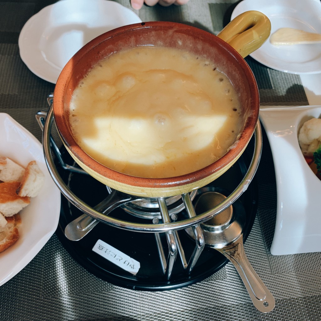 ユーザーが投稿したチーズフォンデュの写真 - 実際訪問したユーザーが直接撮影して投稿した軽井沢洋食ハミーズ カフェ ダイニングの写真