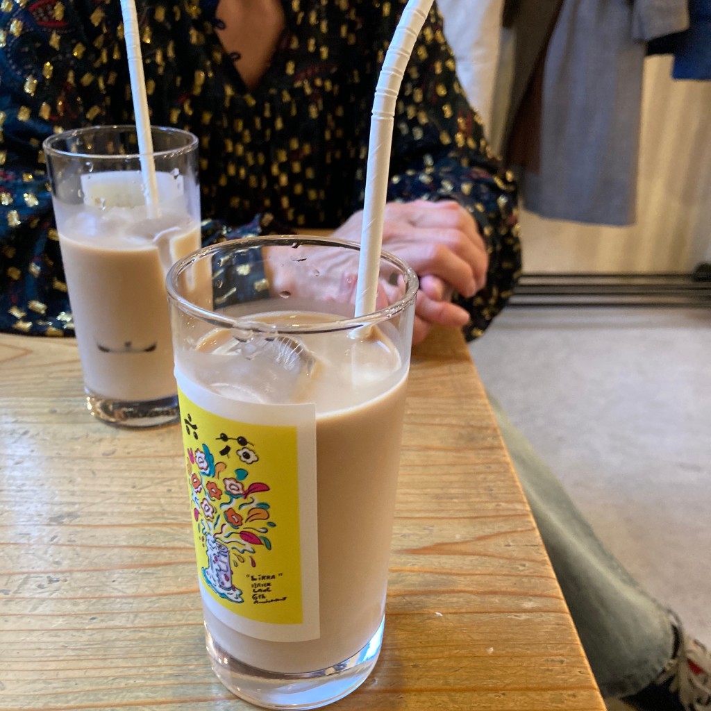 ユーザーが投稿したカフェオレの写真 - 実際訪問したユーザーが直接撮影して投稿した菊井バーユーズドライク ニュービアの写真