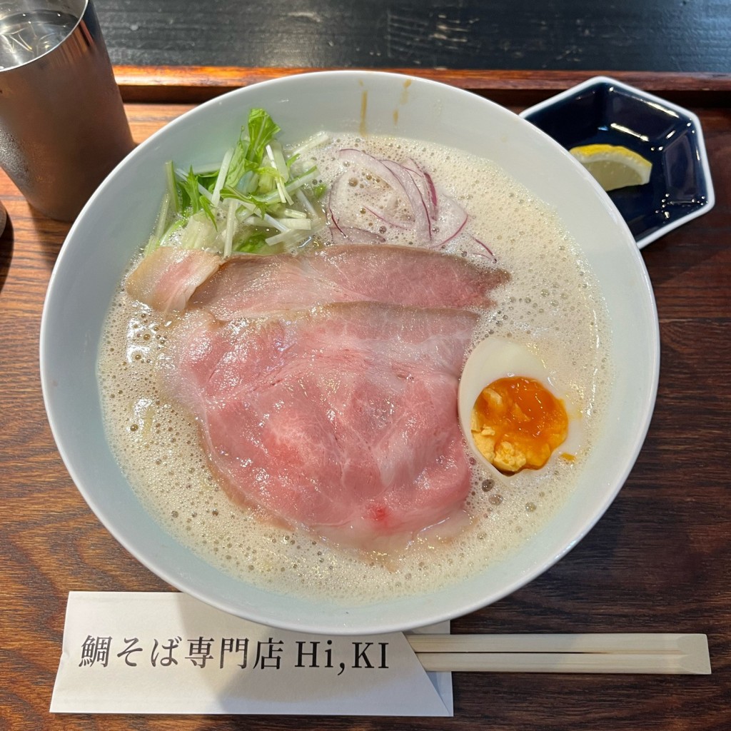 にてのさんが投稿した中崎西ラーメン専門店のお店ハイキ/Hi,KIの写真