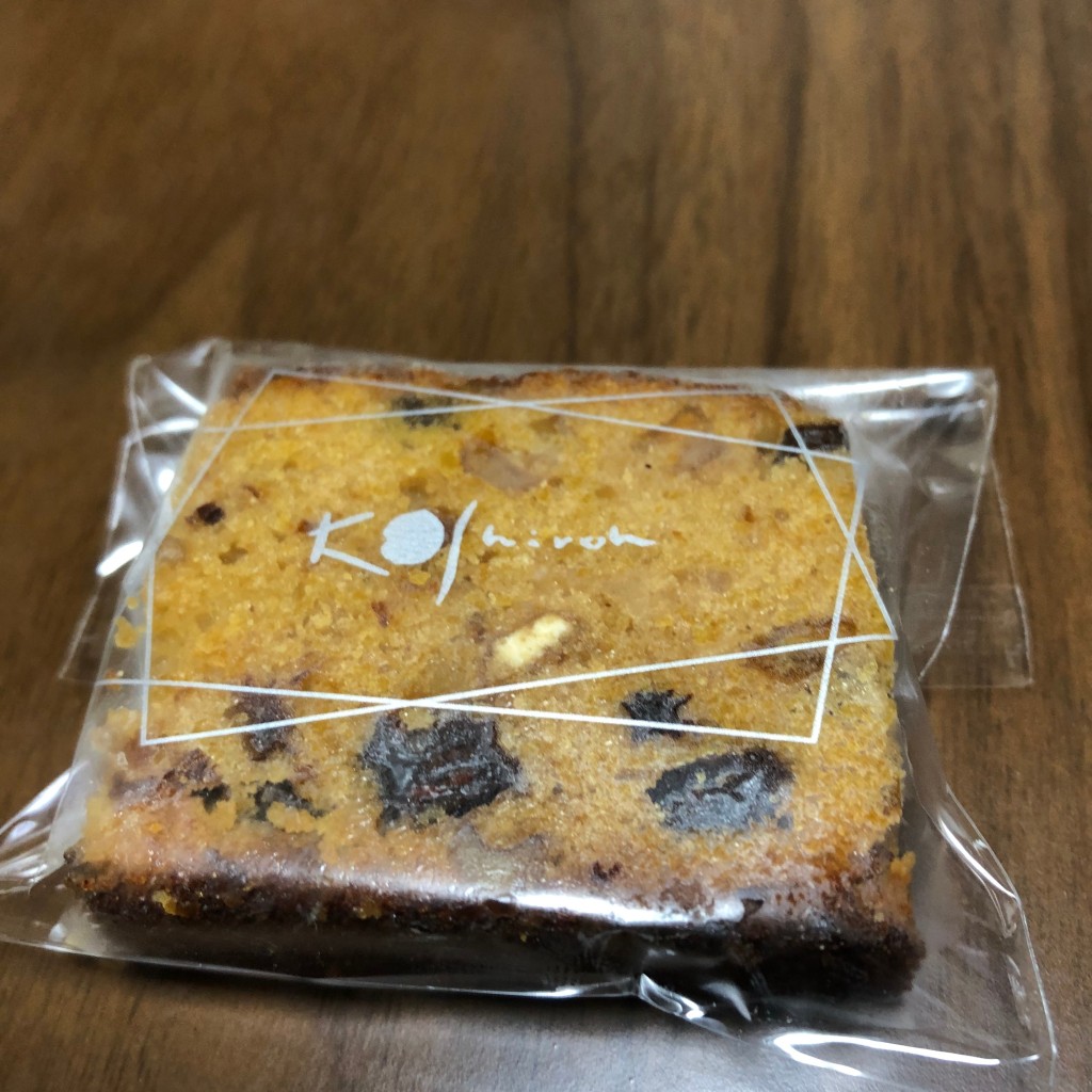 ユーザーが投稿した焼菓子(¥140)の写真 - 実際訪問したユーザーが直接撮影して投稿した東原町ケーキパティスリー コウシロウの写真