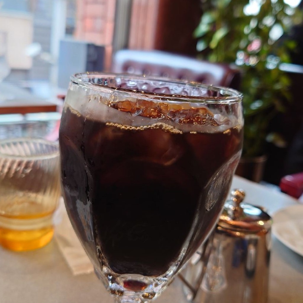 ユーザーが投稿したアメリカンアイスコーヒーの写真 - 実際訪問したユーザーが直接撮影して投稿した上野喫茶店ギャランの写真