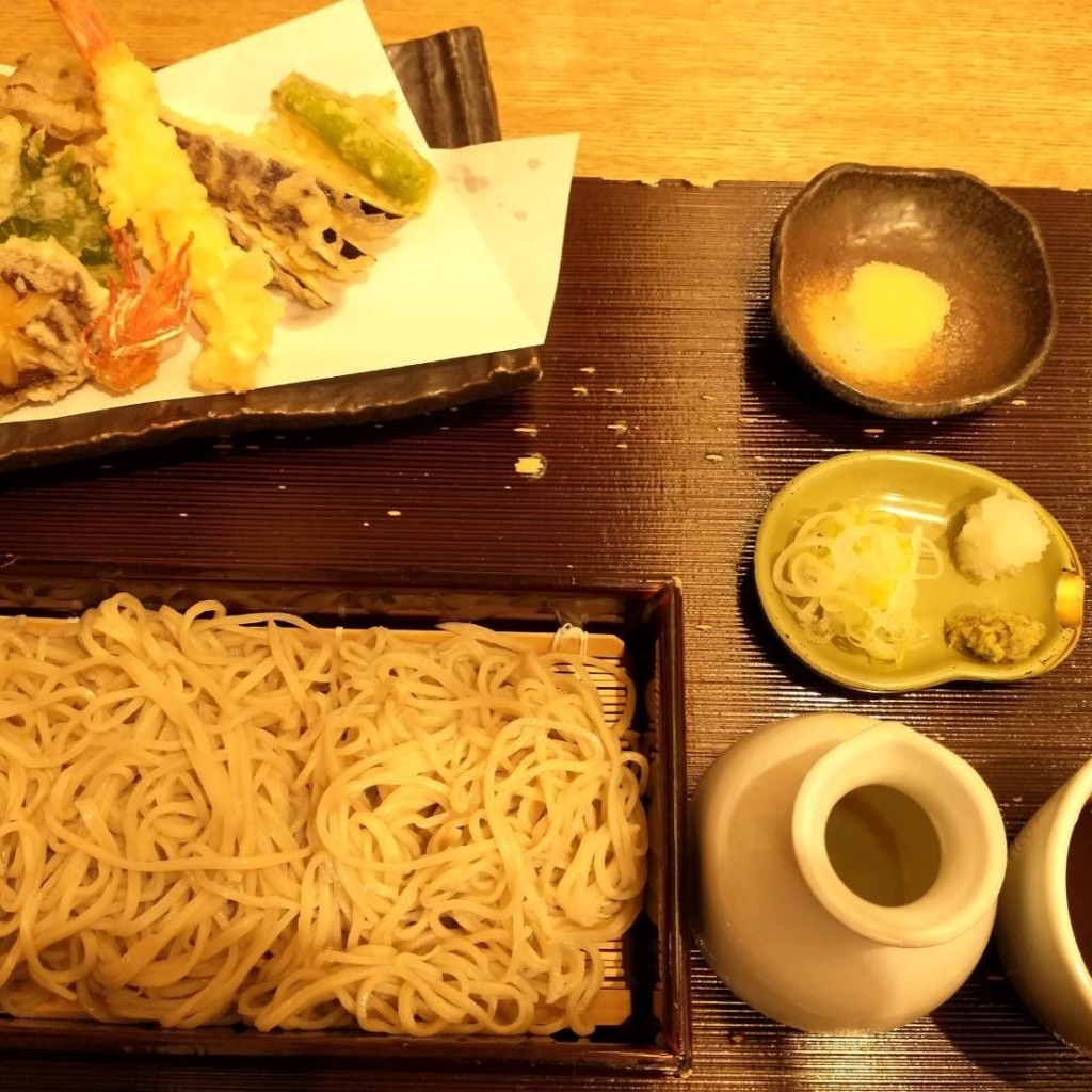 ユーザーが投稿した蕎麦と天ぷらの写真 - 実際訪問したユーザーが直接撮影して投稿した並柳そば蕎 友月の写真