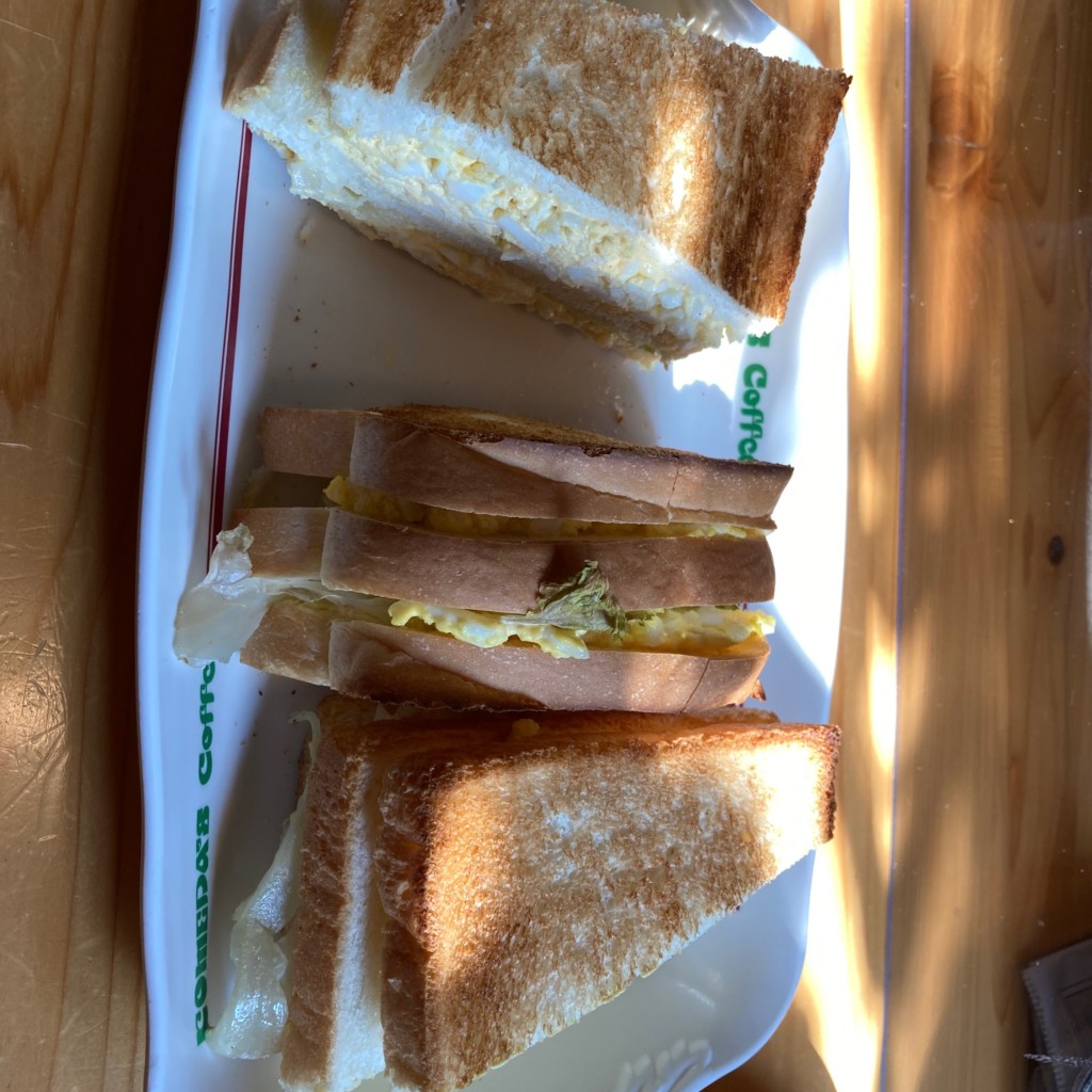 ユーザーが投稿したエッグトーストの写真 - 実際訪問したユーザーが直接撮影して投稿した八尾木北喫茶店コメダ珈琲店 八尾高美店の写真