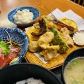 マグロとイワシの天ぷら - 実際訪問したユーザーが直接撮影して投稿した北青木定食屋御食事処敏の写真のメニュー情報