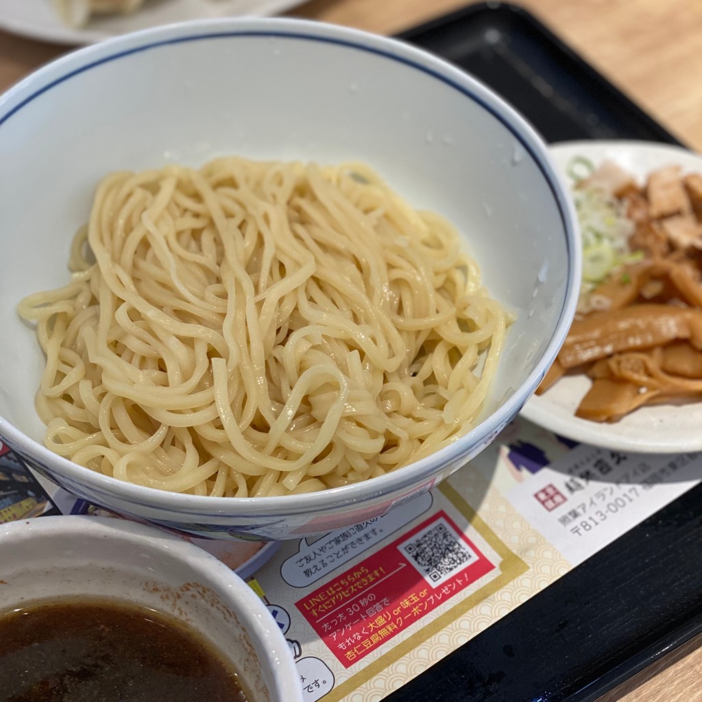 ユーザーが投稿した淡麗つけ麺の写真 - 実際訪問したユーザーが直接撮影して投稿した香椎照葉その他飲食店麺処直久照葉アイランドアイ店の写真