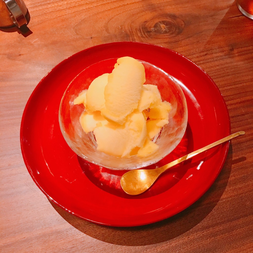ユーザーが投稿したアイスクリームの写真 - 実際訪問したユーザーが直接撮影して投稿した大橋居酒屋まるかく三 池尻大橋店の写真
