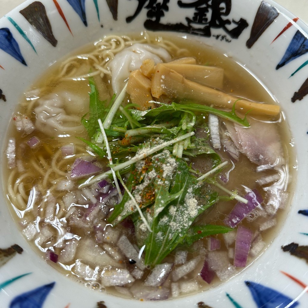 ユーザーが投稿した煮干しラーメンの写真 - 実際訪問したユーザーが直接撮影して投稿した大久保町松陰定食屋明石食堂の写真