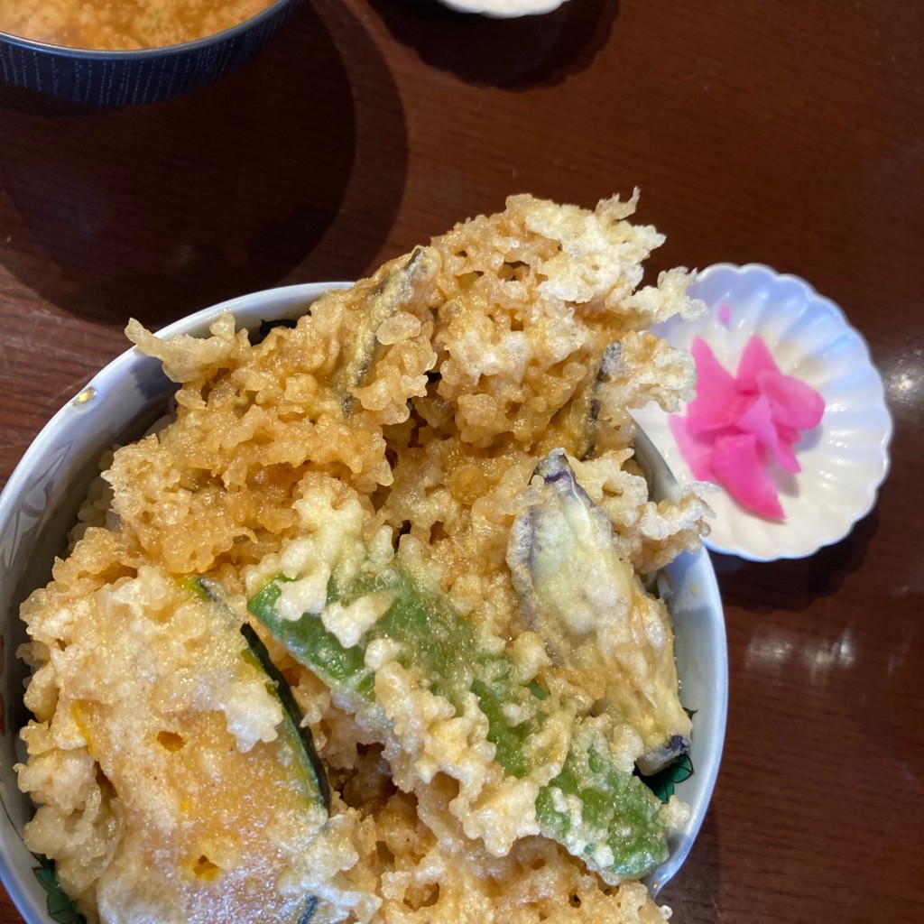 ユーザーが投稿した穴子天丼の写真 - 実際訪問したユーザーが直接撮影して投稿した鵠沼石上寿司寿司ダイニング甚伍朗の写真