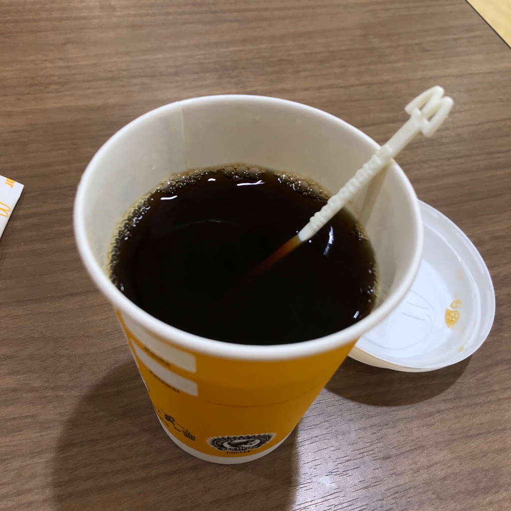 ユーザーが投稿したプレミアムローストコーヒーの写真 - 実際訪問したユーザーが直接撮影して投稿した栄町ファーストフードマクドナルド イオンモール都城駅前店の写真