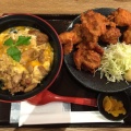 唐揚げ親子丼定食 - 実際訪問したユーザーが直接撮影して投稿した東椎路鶏料理ひな鶏 伊勢ゐ ららぽーと沼津店の写真のメニュー情報