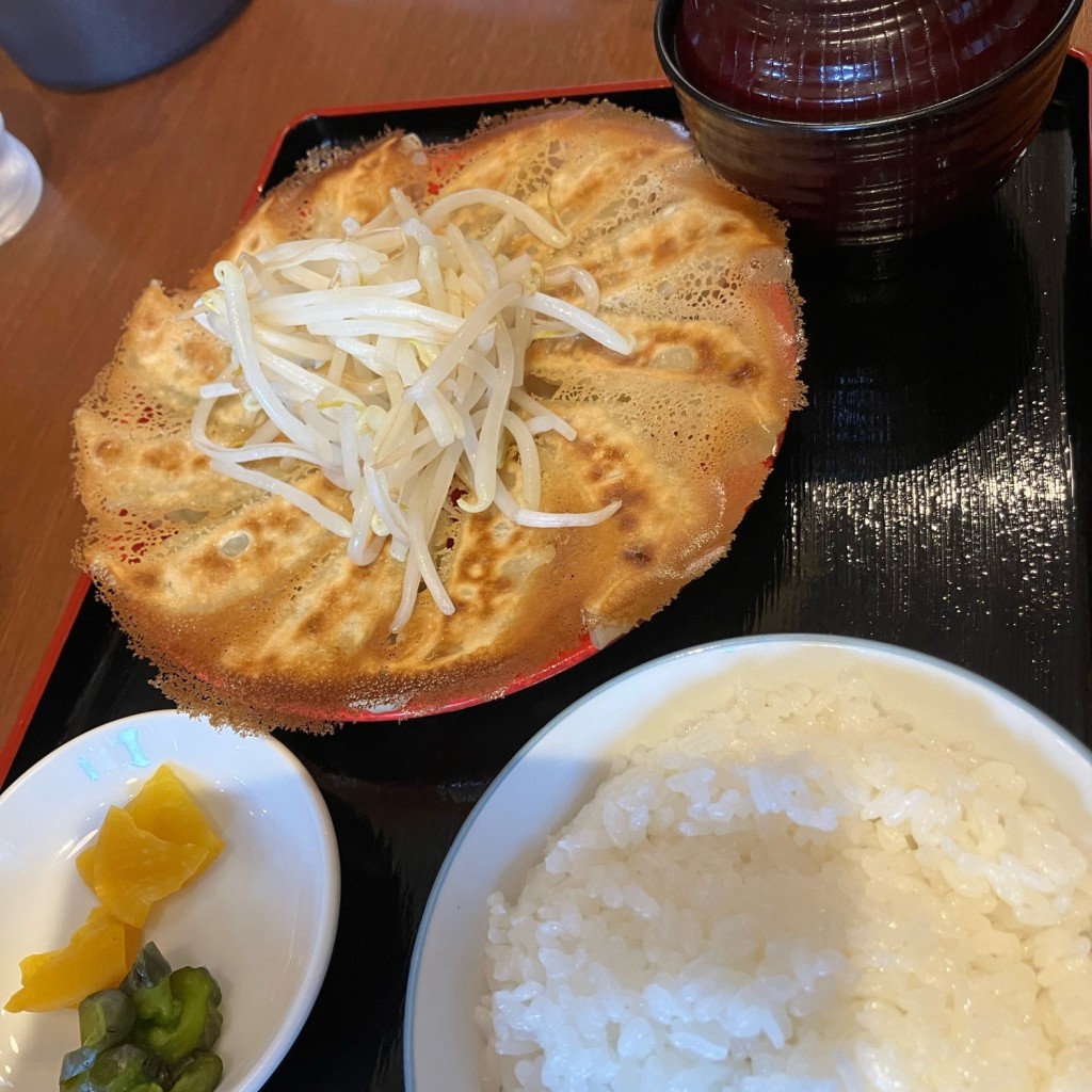 ユーザーが投稿した餃子定食 12個の写真 - 実際訪問したユーザーが直接撮影して投稿した半田山餃子浜太郎 半田山本店の写真