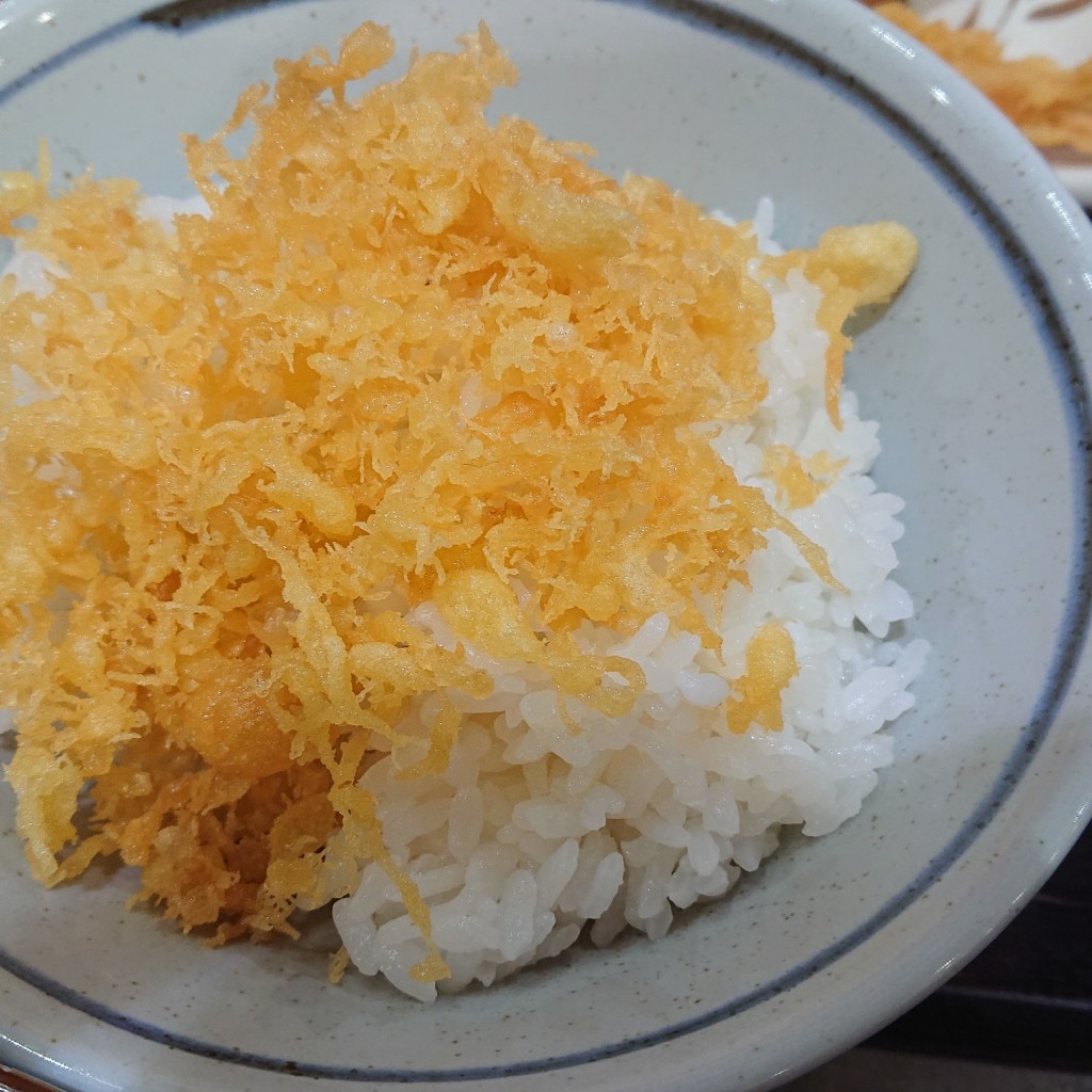 ユーザーが投稿した天丼用白ごはんの写真 - 実際訪問したユーザーが直接撮影して投稿した栄町うどん丸亀製麺 イオンモール都城駅前店の写真