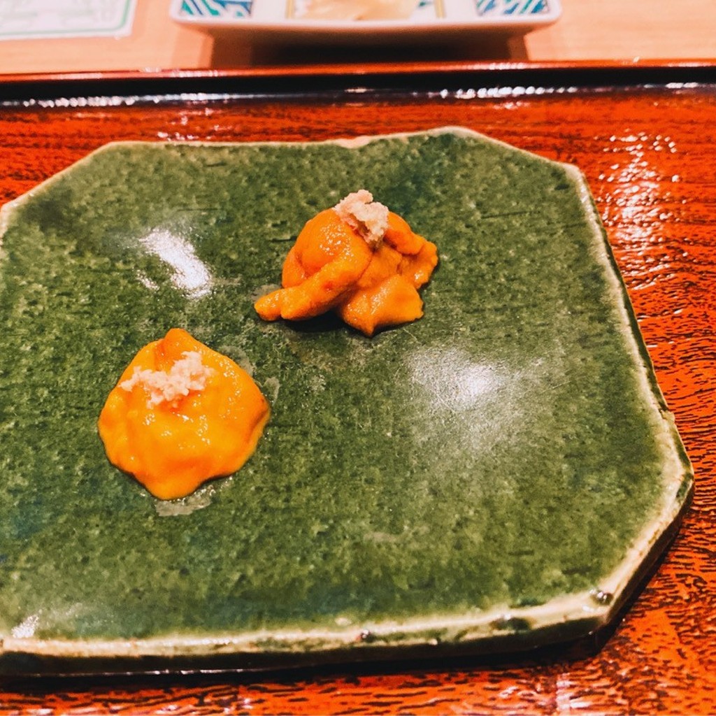 ユーザーが投稿したうにの写真 - 実際訪問したユーザーが直接撮影して投稿した銀座寿司鮨 石島の写真