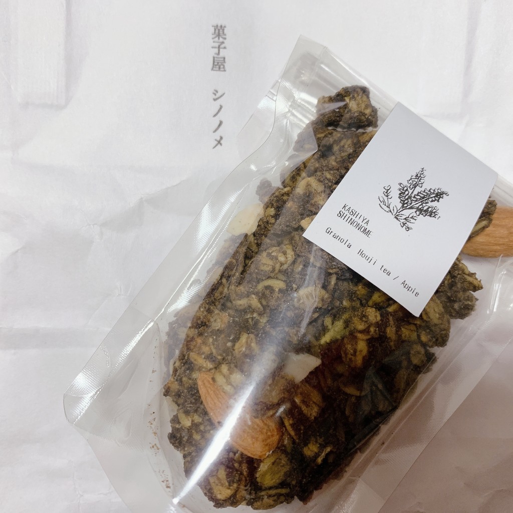 ユーザーが投稿したグラノーラほうじ茶の写真 - 実際訪問したユーザーが直接撮影して投稿した蔵前スイーツ菓子屋シノノメの写真