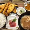天ぷら定食 - 実際訪問したユーザーが直接撮影して投稿した角田町魚介 / 海鮮料理黒門マグロのエン時 ホワイティうめだ店の写真のメニュー情報