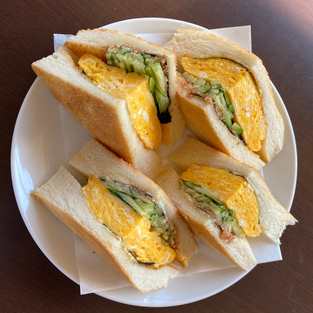 ユーザーが投稿した和風トーストの写真 - 実際訪問したユーザーが直接撮影して投稿した下堀詰町喫茶店喫茶アマゾンの写真