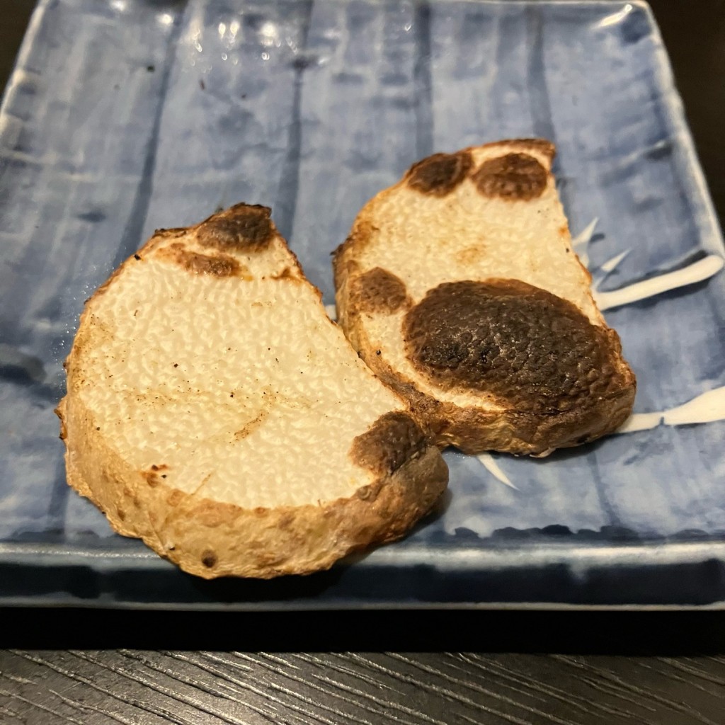 ユーザーが投稿した山芋焼きの写真 - 実際訪問したユーザーが直接撮影して投稿した東小路町居酒屋三平の写真