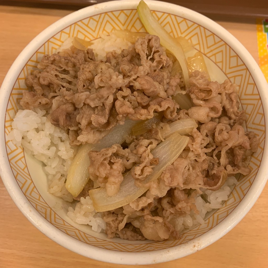 ユーザーが投稿した牛丼並の写真 - 実際訪問したユーザーが直接撮影して投稿した栄町牛丼すき家 川口駅東口店の写真