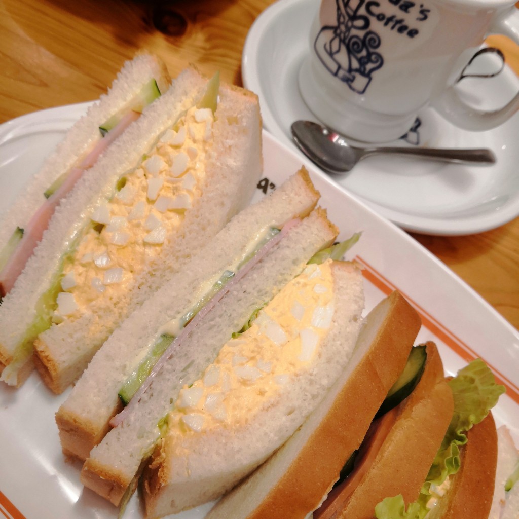 ユーザーが投稿したサンドの写真 - 実際訪問したユーザーが直接撮影して投稿した三郎丸喫茶店コメダ珈琲店 北九州三郎丸店の写真