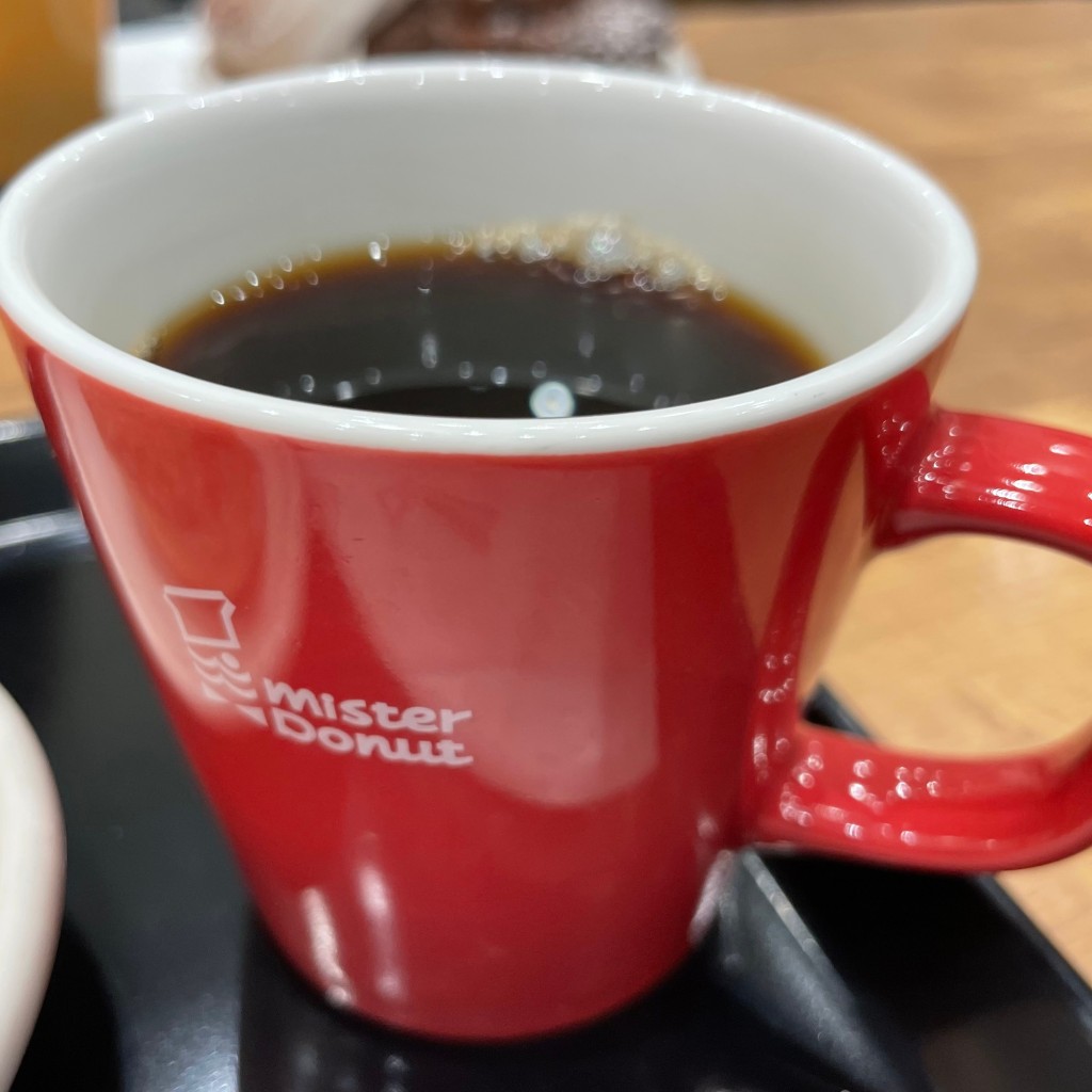 ユーザーが投稿したブレンドコーヒーの写真 - 実際訪問したユーザーが直接撮影して投稿した西新井栄町ドーナツミスタードーナツ アリオ西新井ショップの写真