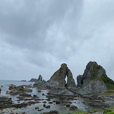 実際訪問したユーザーが直接撮影して投稿した高瀬岩夫婦岩の写真