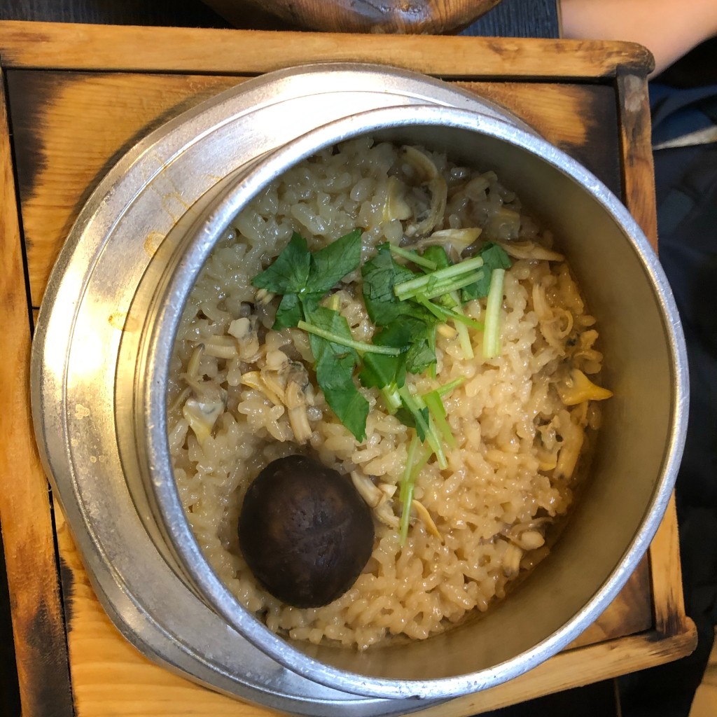 ユーザーが投稿したあさり釜飯の写真 - 実際訪問したユーザーが直接撮影して投稿した浅草和食 / 日本料理元祖 釜めし春の写真