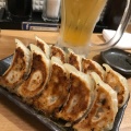 ハッピー焼き餃子 - 実際訪問したユーザーが直接撮影して投稿した下通ダイニングバーあご出汁 餃子ゆでタン アントニオの写真のメニュー情報