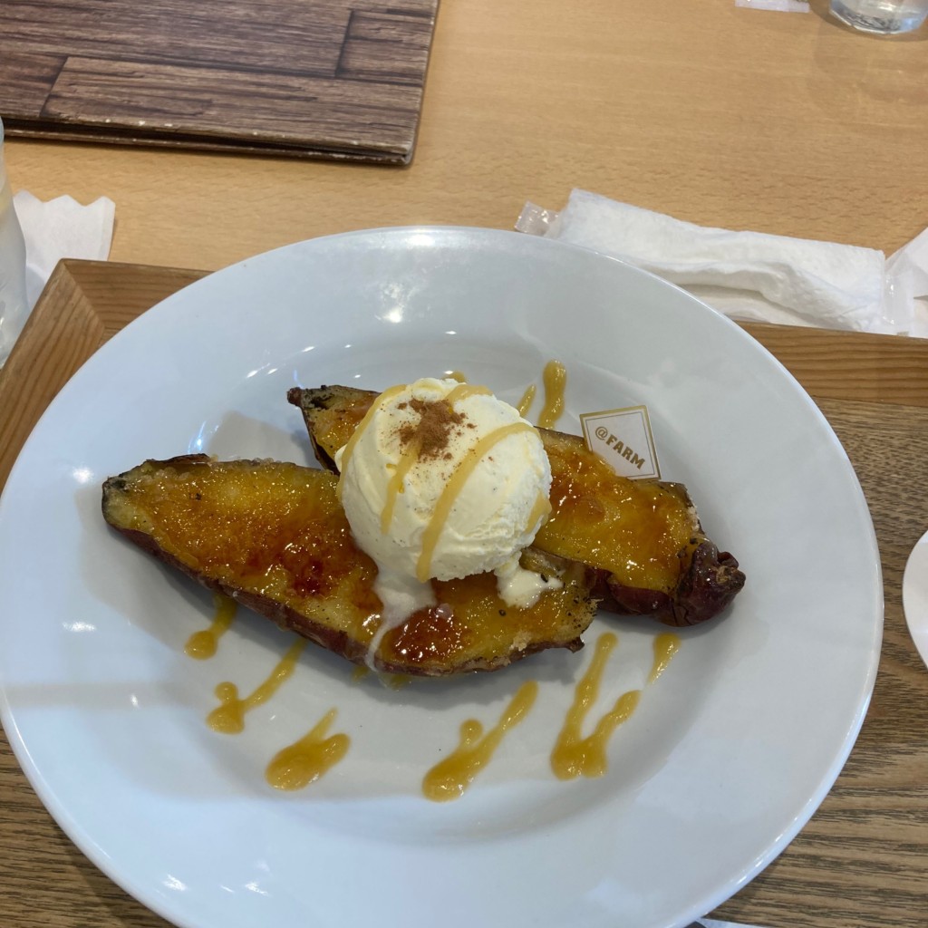 ユーザーが投稿した焼き芋ブリュレの写真 - 実際訪問したユーザーが直接撮影して投稿した今福カフェ@FARMカフェの写真