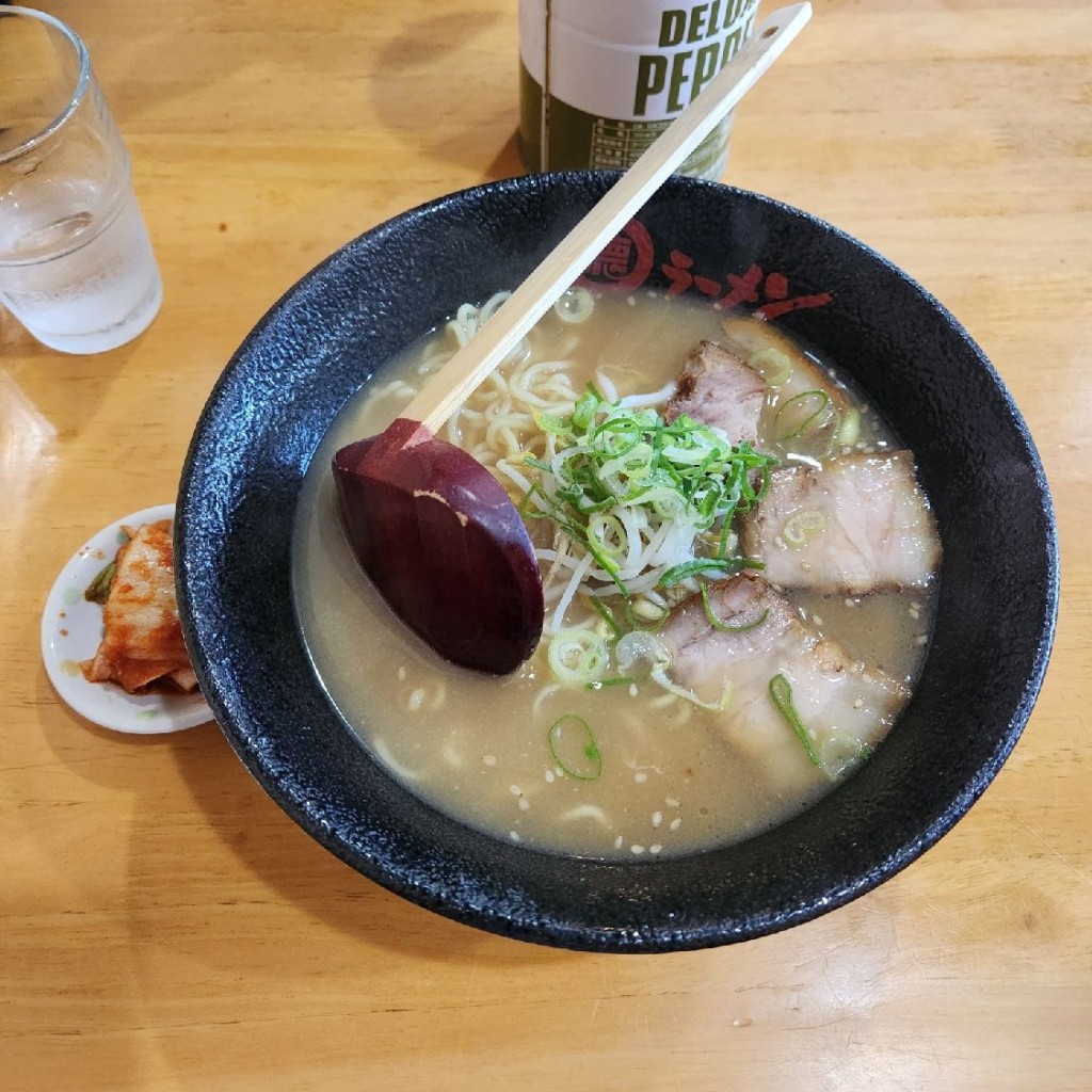 ユーザーが投稿した味噌ラーメンの写真 - 実際訪問したユーザーが直接撮影して投稿した背戸口ラーメン専門店丸徳ラーメンの写真