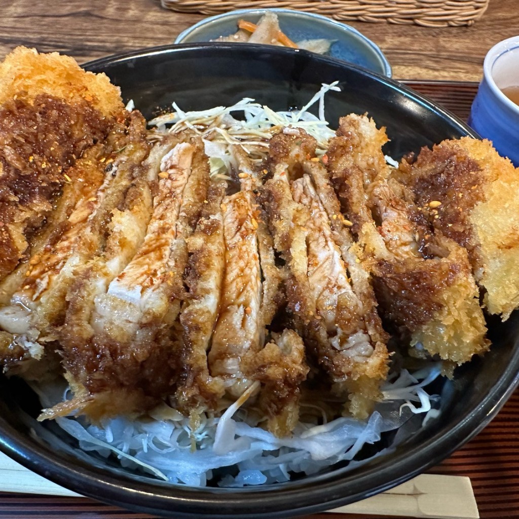 ユーザーが投稿したソースカツ丼御膳の写真 - 実際訪問したユーザーが直接撮影して投稿した京北上中町その他飲食店レストランゆげの写真