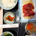 ハラミA定食 - 実際訪問したユーザーが直接撮影して投稿した蒲生本町肉料理炭火焼肉味道苑 蒲生店の写真のメニュー情報