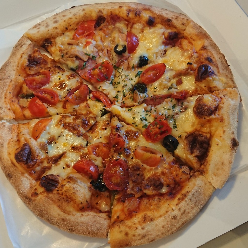 ユーザーが投稿した選べるピザ2枚セットの写真 - 実際訪問したユーザーが直接撮影して投稿した松崎町ピザナポリの窯 文の里店の写真