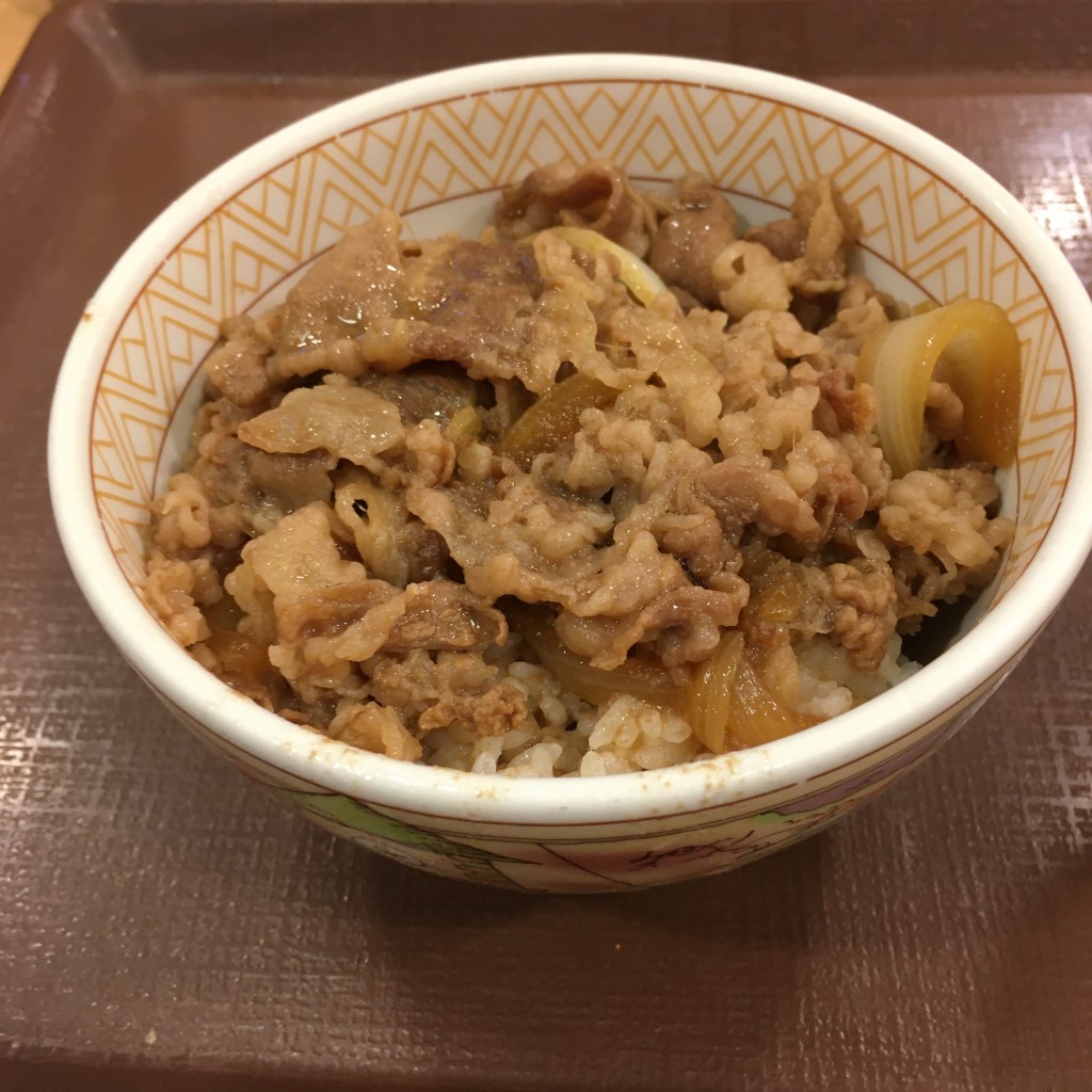 ユーザーが投稿した牛丼ミニの写真 - 実際訪問したユーザーが直接撮影して投稿した入谷牛丼すき家 足立入谷店の写真