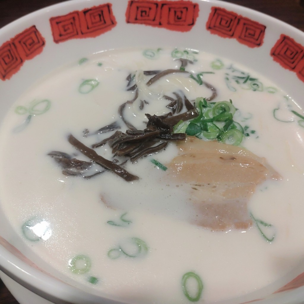 ユーザーが投稿したとんこつラーメンの写真 - 実際訪問したユーザーが直接撮影して投稿した若宮町中華料理バーミヤン 前橋若宮店の写真