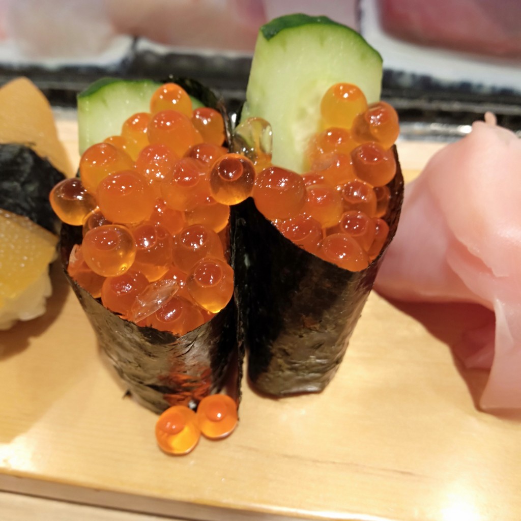ユーザーが投稿したいくらの写真 - 実際訪問したユーザーが直接撮影して投稿した難波寿司すしまる なんばウォーク店の写真