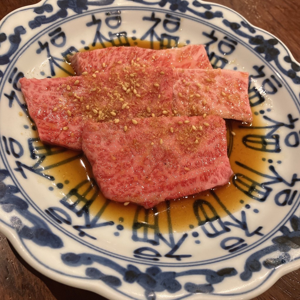 ユーザーが投稿した特選肉どうしコースの写真 - 実際訪問したユーザーが直接撮影して投稿した今橋焼肉焼肉 肉どうしの写真