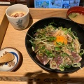 かつお丼 - 実際訪問したユーザーが直接撮影して投稿した三宮町居酒屋土佐清水ワールド 三宮中央通店の写真のメニュー情報