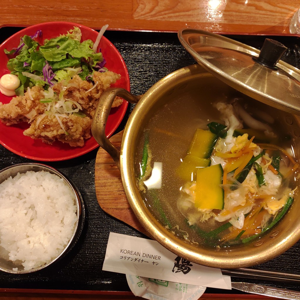 ユーザーが投稿した麺ランチの写真 - 実際訪問したユーザーが直接撮影して投稿した豊成韓国料理コリアンダイナー陽の写真