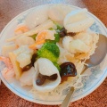海鮮炒め - 実際訪問したユーザーが直接撮影して投稿した山本通中華料理燕京の写真のメニュー情報
