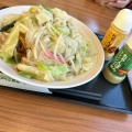 野菜たっぷり皿うどん - 実際訪問したユーザーが直接撮影して投稿した寿ちゃんぽんリンガーハット 鹿児島鹿屋店の写真のメニュー情報