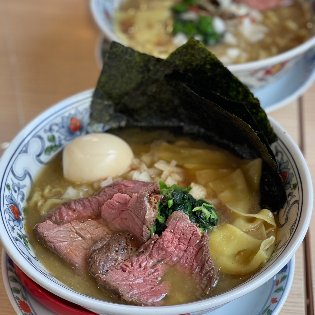 ユーザーが投稿した[特製]煮干しラーメン1の写真 - 実際訪問したユーザーが直接撮影して投稿した曙町居酒屋ビーフキッチンスタンド 立川北口店の写真