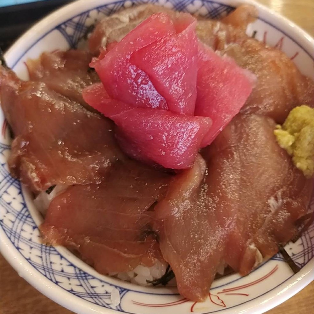 ユーザーが投稿したLunchまぐろ漬け丼の写真 - 実際訪問したユーザーが直接撮影して投稿した江東橋居酒屋磯丸水産 錦糸町店の写真