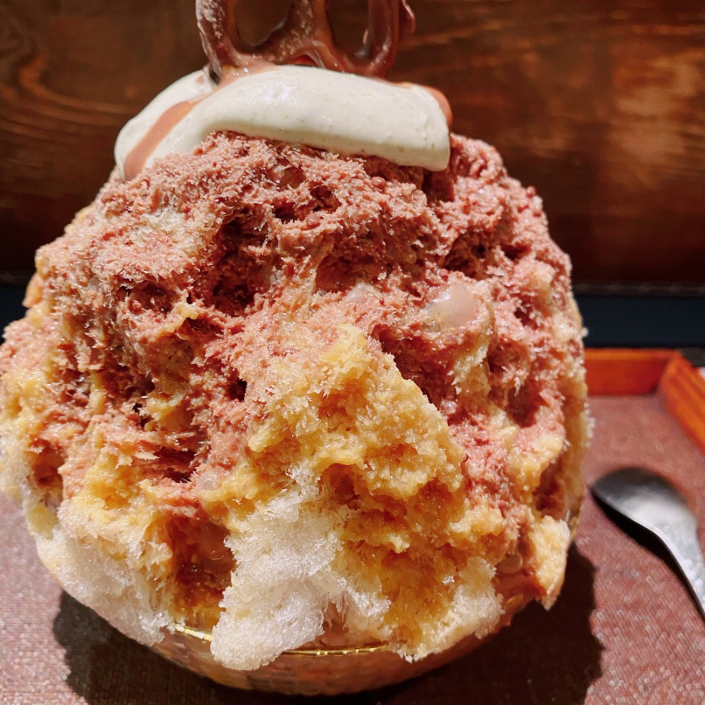 ユーザーが投稿した塩キャラメルショコラナッツクリームの写真 - 実際訪問したユーザーが直接撮影して投稿した千駄木かき氷sota!の写真