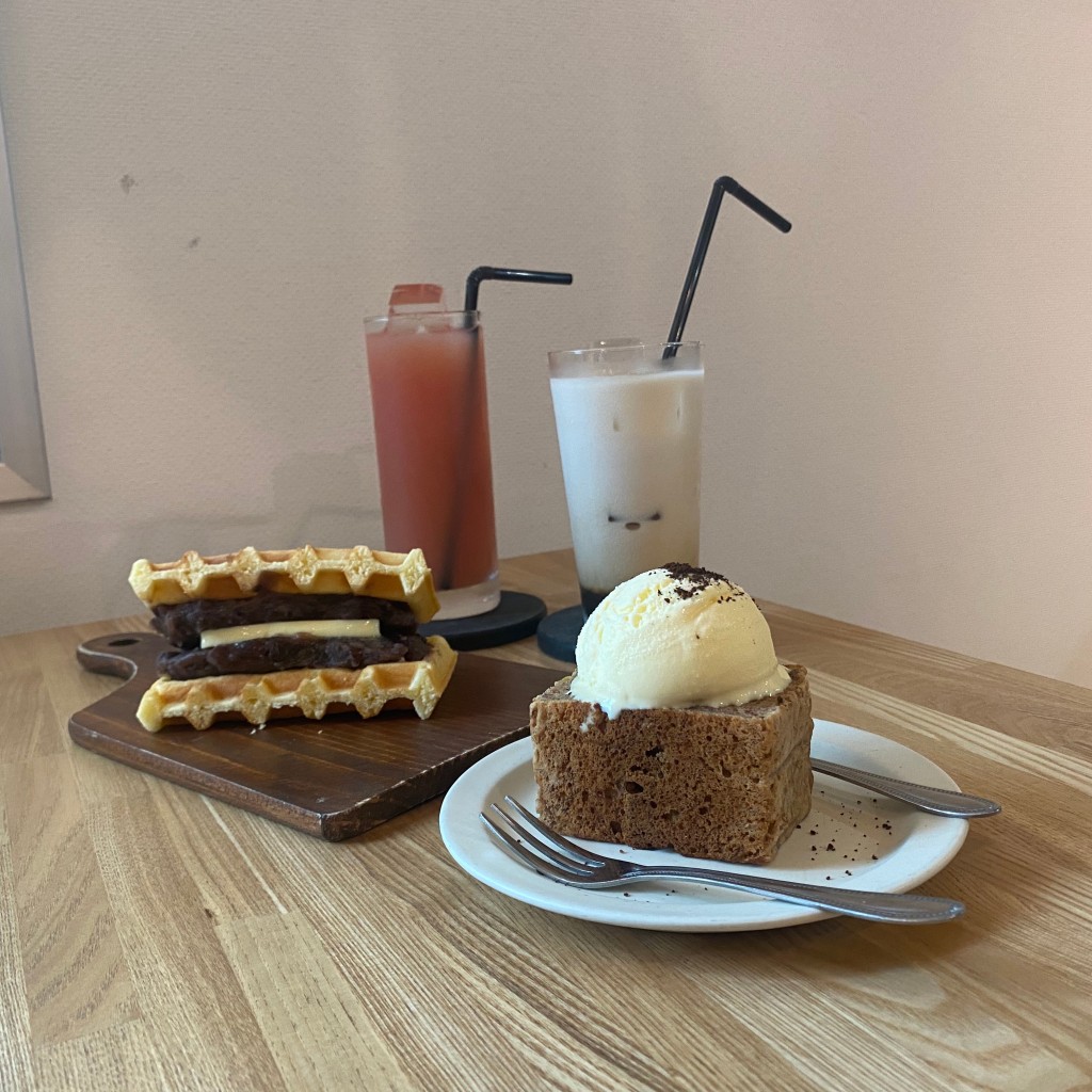 ユーザーが投稿したWaffle sandwichの写真 - 実際訪問したユーザーが直接撮影して投稿した東品川コーヒー専門店NOG COFFEE ROASTERS 品川の写真