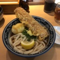 ちく玉天ぶっかけうどん - 実際訪問したユーザーが直接撮影して投稿した角田町うどん梅田 釜たけうどんの写真のメニュー情報