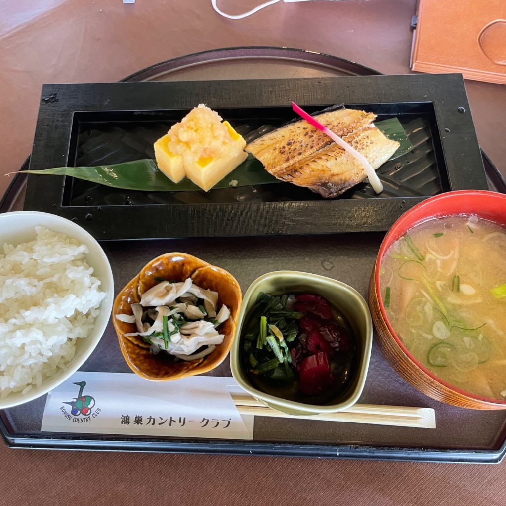 ユーザーが投稿した焼き魚定食の写真 - 実際訪問したユーザーが直接撮影して投稿した関新田定食屋鴻巣カントリークラブの写真