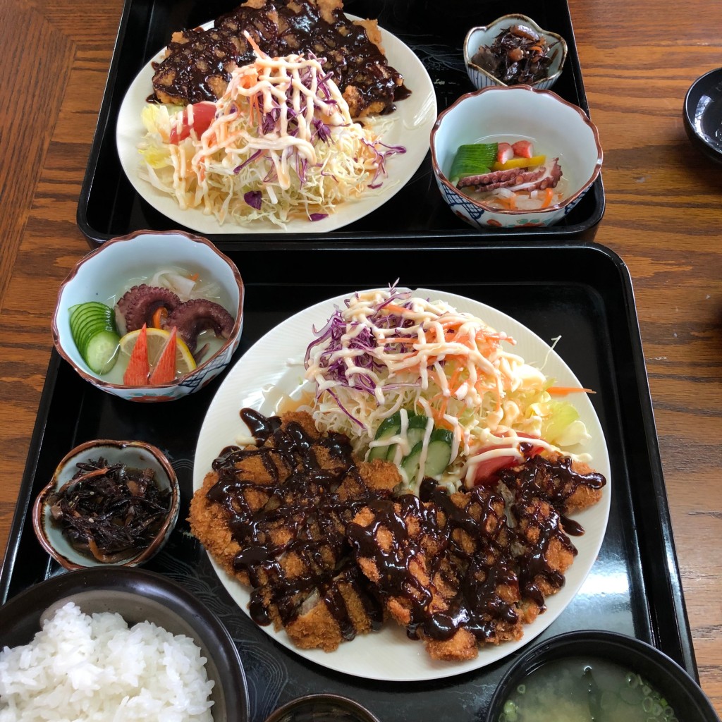 ユーザーが投稿したチキン味噌かつ定食の写真 - 実際訪問したユーザーが直接撮影して投稿した脇本定食屋より道の写真